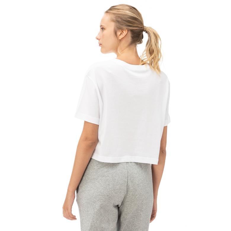 Nike Rebel Crop 2 Kadın Beyaz Kısa Kollu T-Shirt
