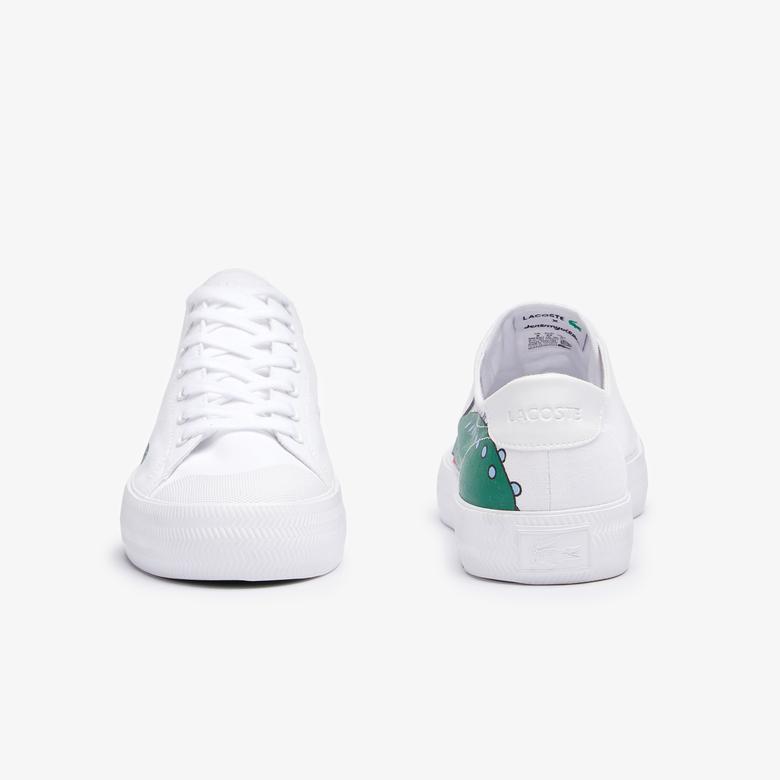 Lacoste X Jeremyville Gripshot Jvl 120 1 Cma Erkek Beyaz - Yeşil Sneaker