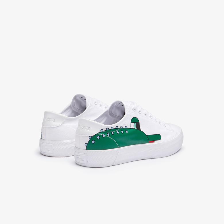 Lacoste X Jeremyville Gripshot Jvl 120 1 Cma Erkek Beyaz - Yeşil Sneaker