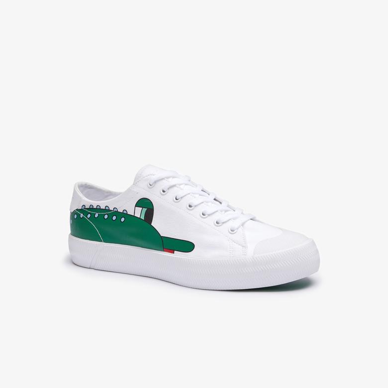 Lacoste X Jeremyville Gripshot Jvl 120 1 Cma Erkek Beyaz - Yeşil Sneaker