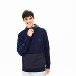 Lacoste Motion Erkek Lacivert Çıkarılabilir Kapüşonlu Sweatshirt