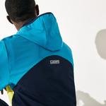 Lacoste Sport Erkek Fermuarlı Blok Desenli Uzun Kollu Renkli Eşofman Takımı