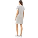 Lacoste Kadın Bebe Yaka Çizgili Kısa Kollu Lacivert - Beyaz Elbise