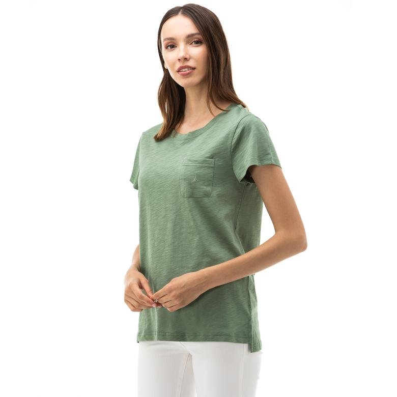 NAUTICA Kadın Yeşil T-Shirt