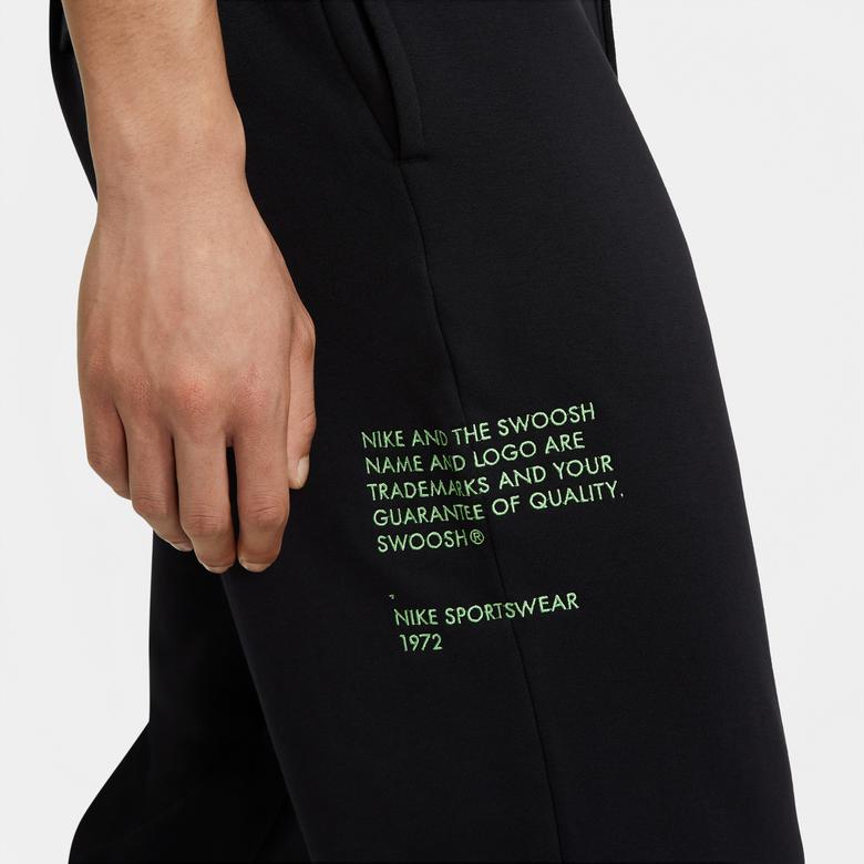 Nike Sportswear Swoosh Erkek Siyah Eşofman Altı