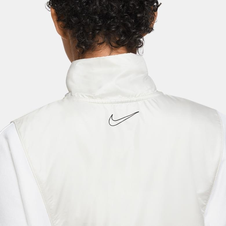 Nike Sportswear QZ Archive Rmx Kadın Beyaz Sweatshirt