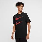 Nike Sportswear Swoosh Erkek Siyah T-Shirt