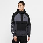 Nike Sportswear Swoosh Dokuma Siyah Erkek Ceket