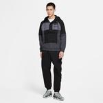 Nike Sportswear Swoosh Dokuma Siyah Erkek Ceket