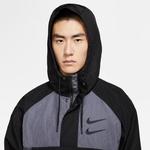 Nike Sportswear Swoosh Dokuma Siyah Erkek Ceket