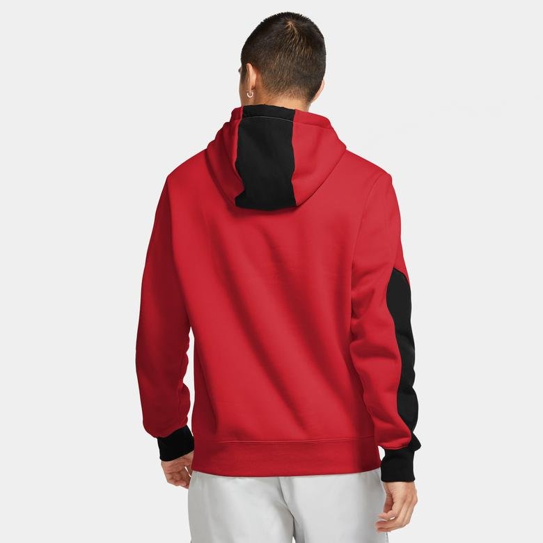 Nike Air Erkek Kırmızı Kapüşonlu Sweatshirt