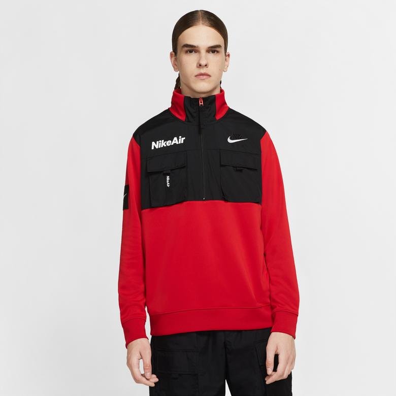 Nike Sportswear Air Erkek Kırmızı Sweatshirt