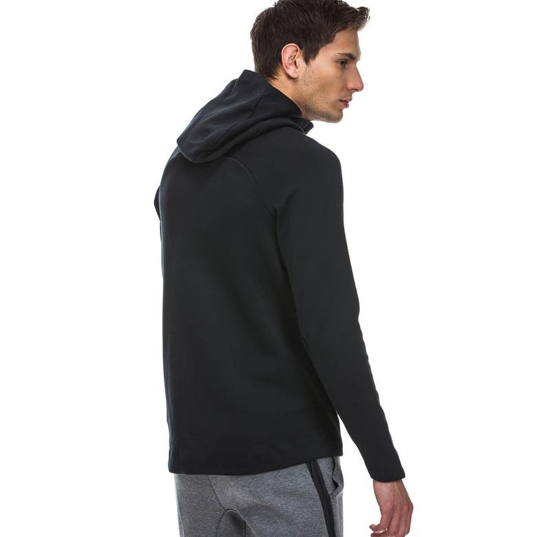 Nike Tech Fleece Full Zip SS17 Siyah Kapüşonlu Sweatshirt