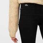 Lacoste Kadın Slim Fit Streç Siyah Pantolon
