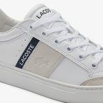 Lacoste Courtline 0120 1 Cma Erkek Deri Beyaz - Bej Sneaker