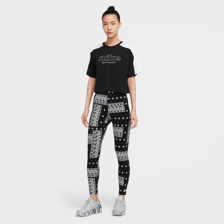 Nike Sportswear Archive Rmx Kadın Siyah T-Shirt