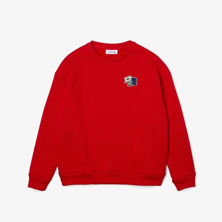 Lacoste Kadın Kırmızı Sweatshirt