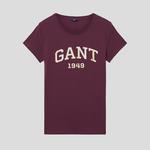 Kadın Bordo Gift Giving Logo Tshirt
