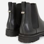 The Kooples Erkek Siyah Deri Chelsea Bot