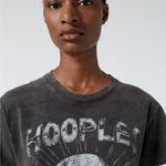 The Kooples Baskılı Kadın Gri T-Shirt