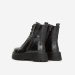 The Kooples Kadın Bağcıklı Siyah Deri Bot