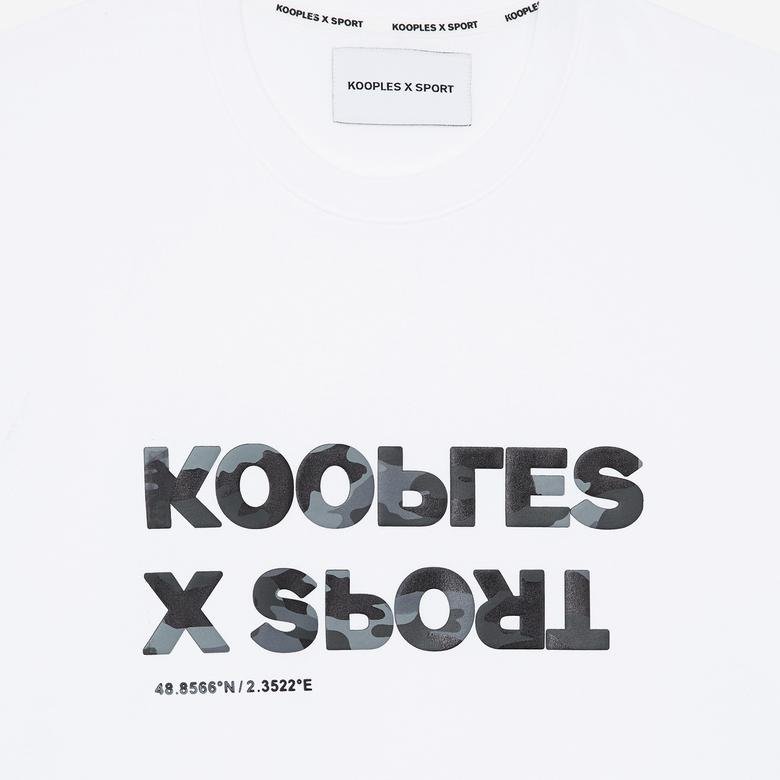 The Kooples Erkek Beyaz T-Shirt