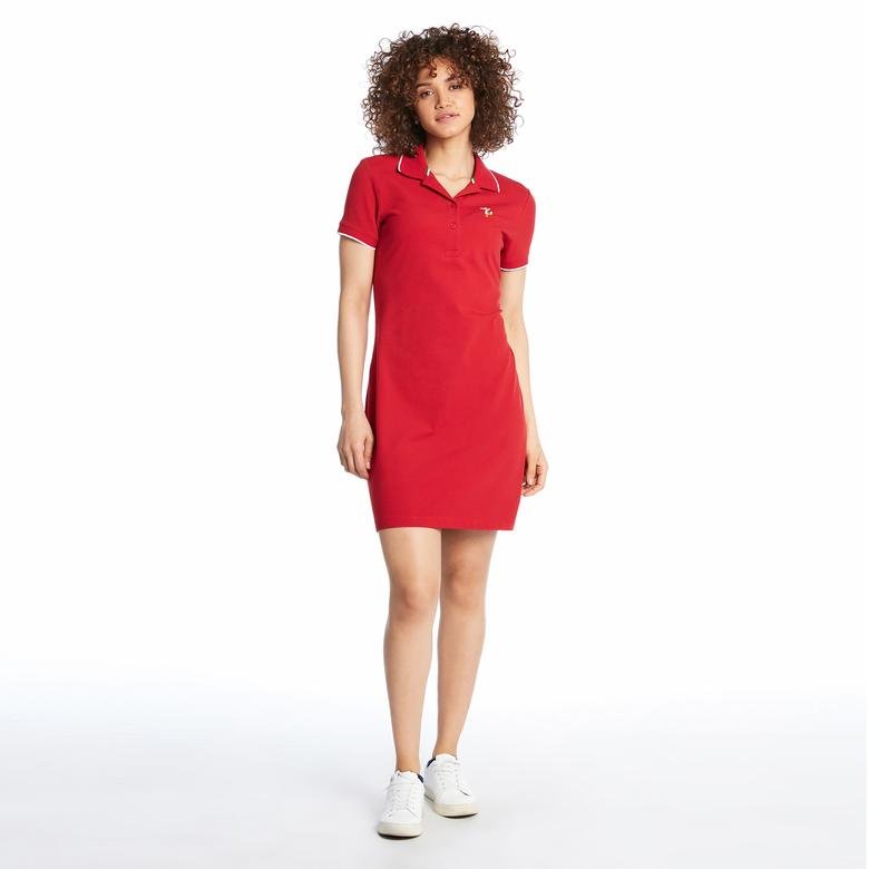 Ruck&Maul Kadın Slim Fit Kırmızı Elbise