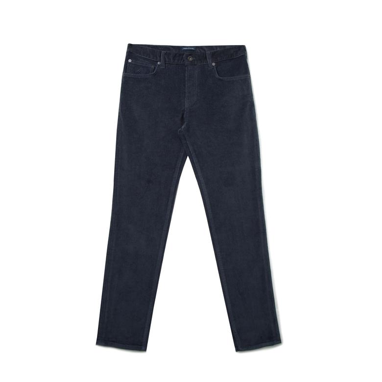 NAUTICA ERKEK GRİ SLIM FIT KADİFE PANTOLON