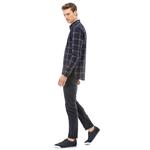 NAUTICA ERKEK GRİ SLIM FIT KADİFE PANTOLON