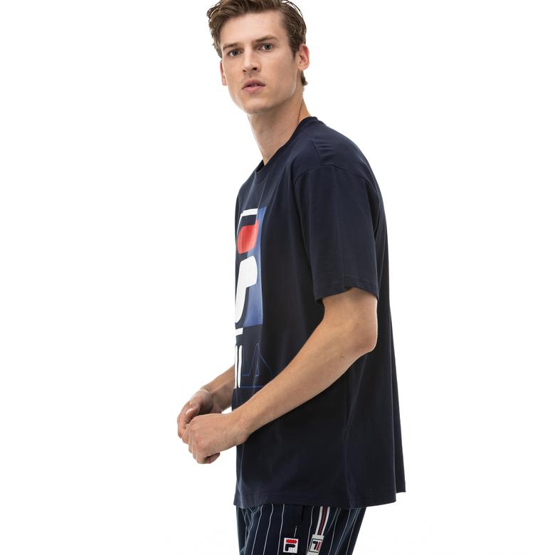 Fila Saku Erkek Lacivert T-Shirt