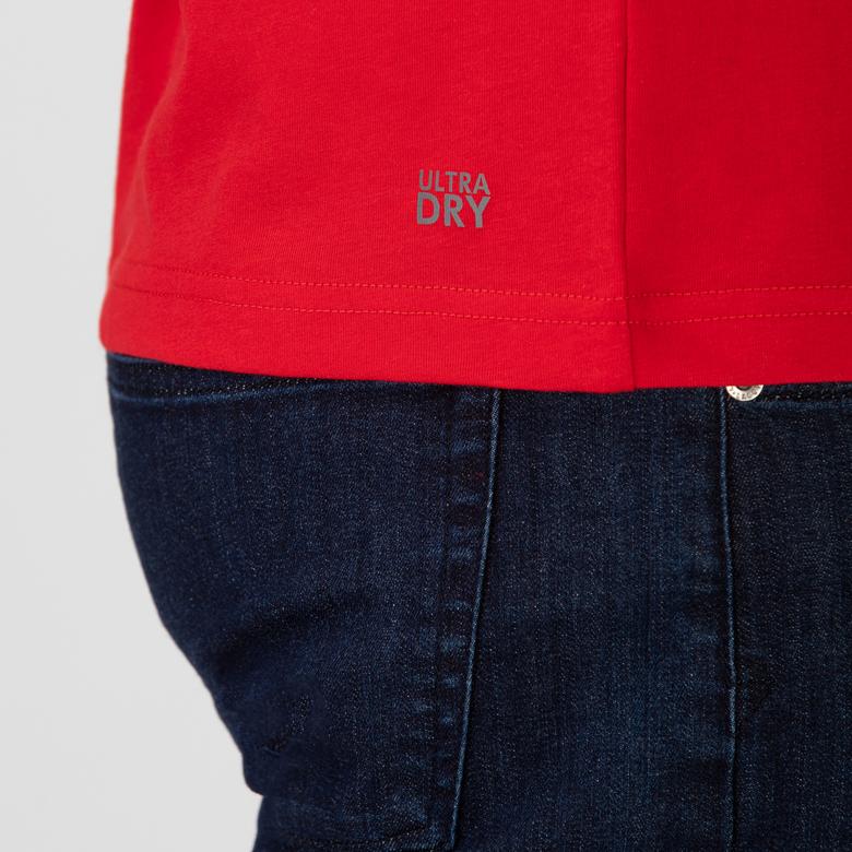 Lacoste Sport Erkek Bisiklet Yaka Kırmızı T-Shirt