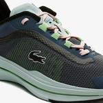 Lacoste Run Spin Ultra 0921 1 Sfa Kadın Siyah - Mavi Spor Ayakkabı