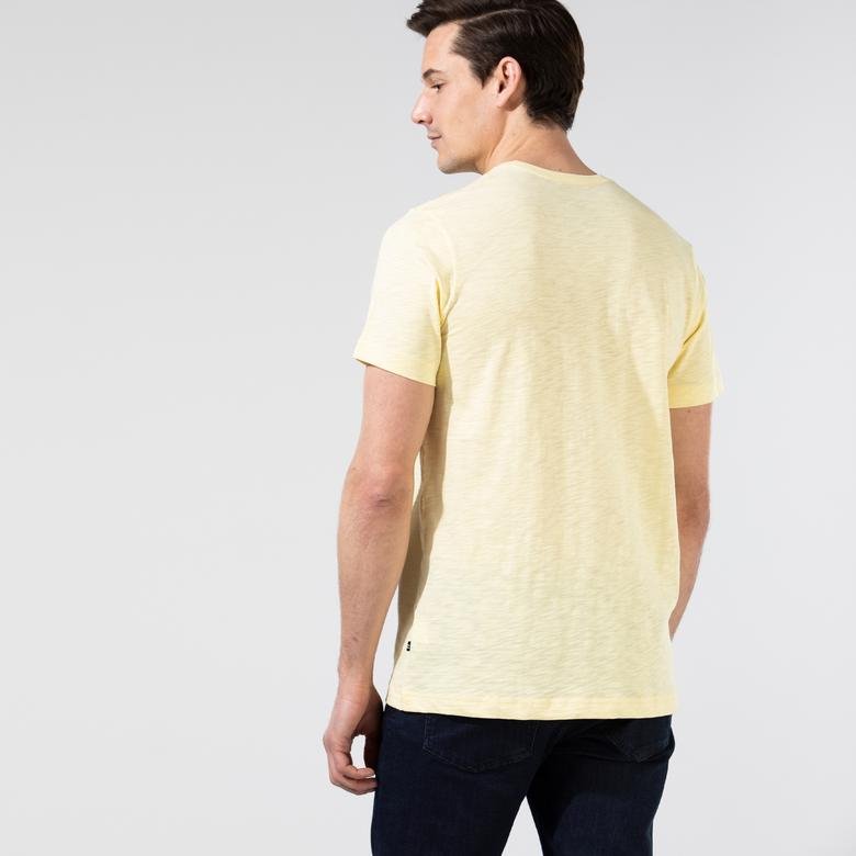 Nautica Slim Fit Erkek Sarı T-Shirt
