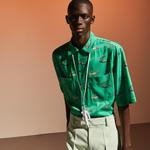 Lacoste Fashion Show Unisex Deri Beyaz Timsah Kolye
