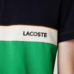 Lacoste Erkek Regular Fit Renk Bloklu Baskılı Renkli Polo