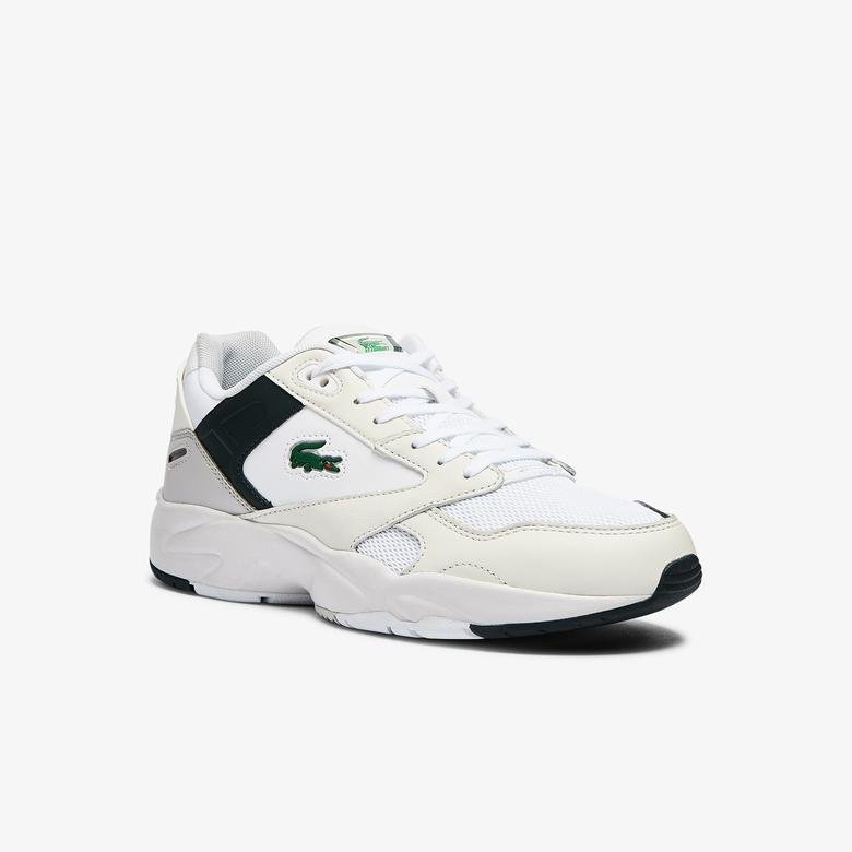 Lacoste Storm 96 Lo 0721 1 Sma Erkek Beyaz - Koyu Yeşil Spor Ayakkabı