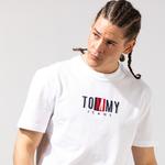 Tommy Hilfiger TJM Timeless Tommy Box Erkek Beyaz T-Shirt