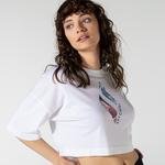 Skechers Graphic Kadın Beyaz T-Shirt