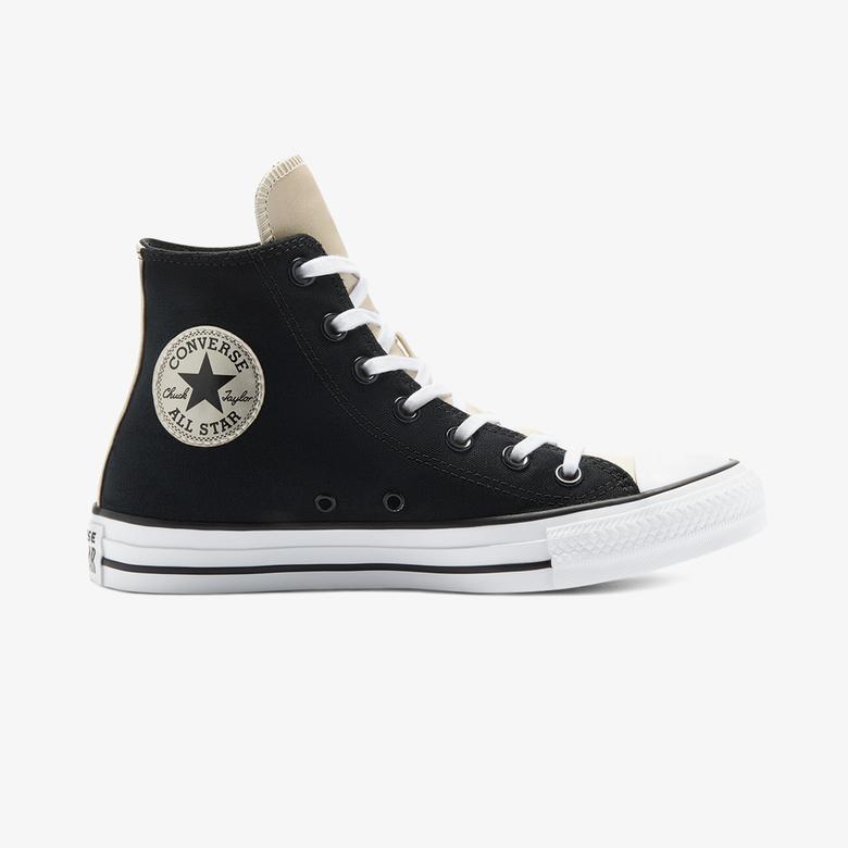 Converse Chuck Taylor All Star Mono Metal Hi Kadın Siyah Sneaker