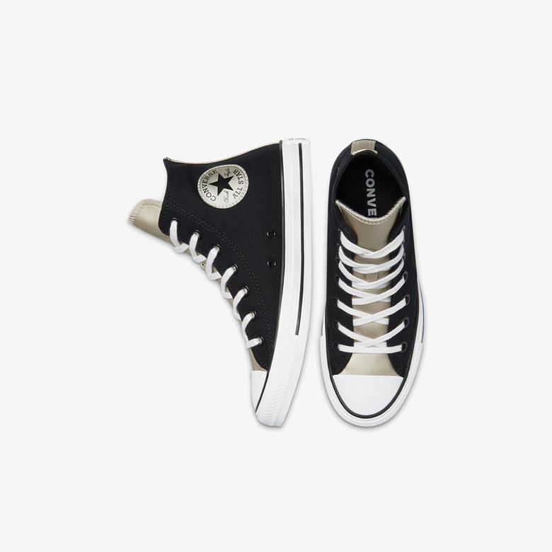 Converse Chuck Taylor All Star Mono Metal Hi Kadın Siyah Sneaker