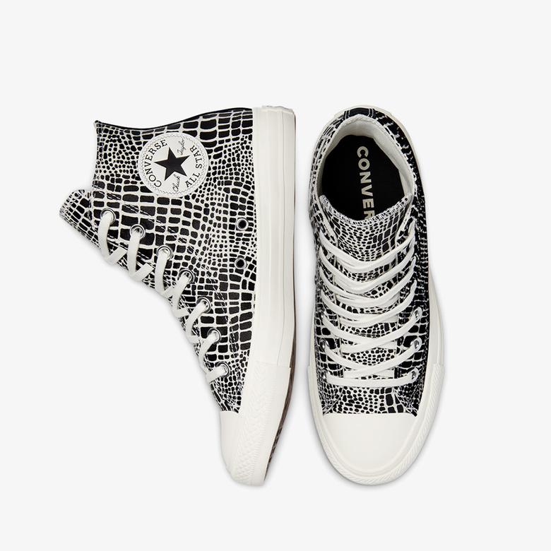 Converse Chuck Taylor Digital Daze Hi Kadın Siyah - Beyaz Sneaker