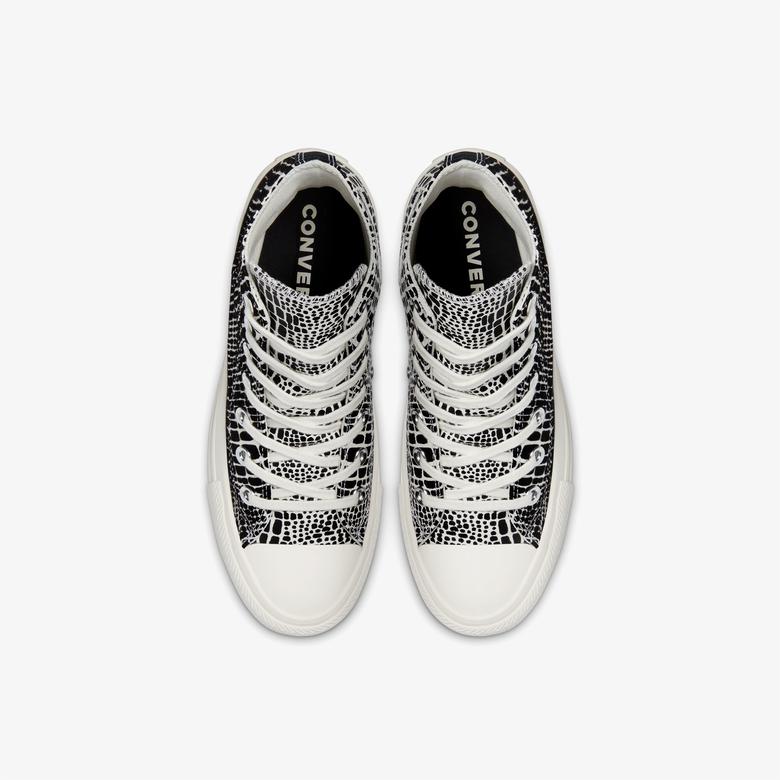 Converse Chuck Taylor Digital Daze Hi Kadın Siyah - Beyaz Sneaker