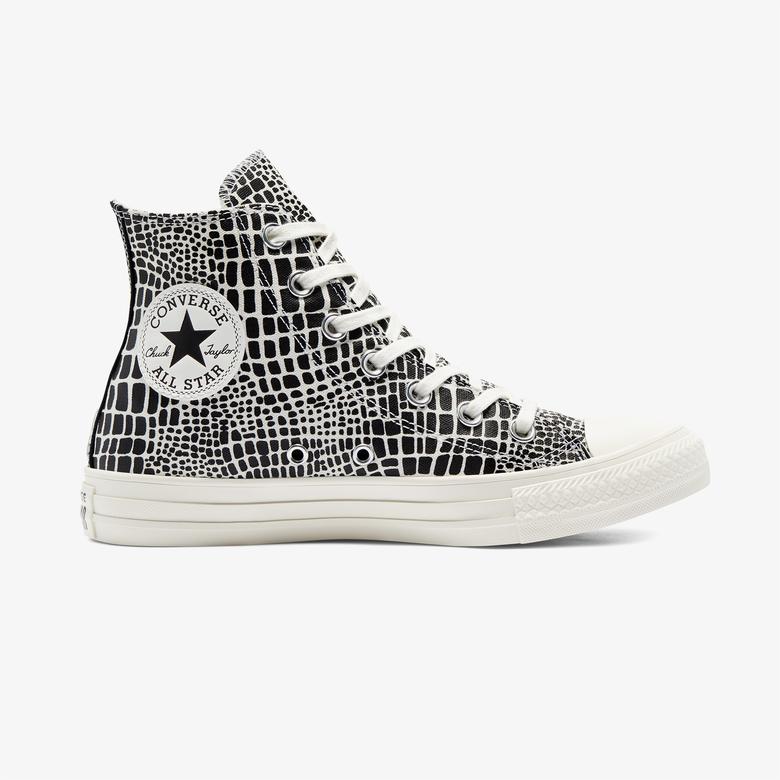 Converse Chuck Taylor Digital Daze Hi Kadın Siyah - Beyaz Sneaker