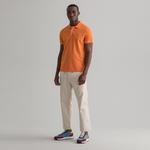 Gant Erkek Turuncu Regular Fit Polo