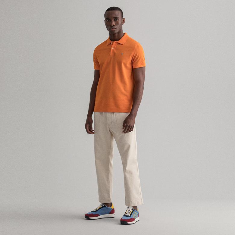 Gant Erkek Turuncu Regular Fit Polo