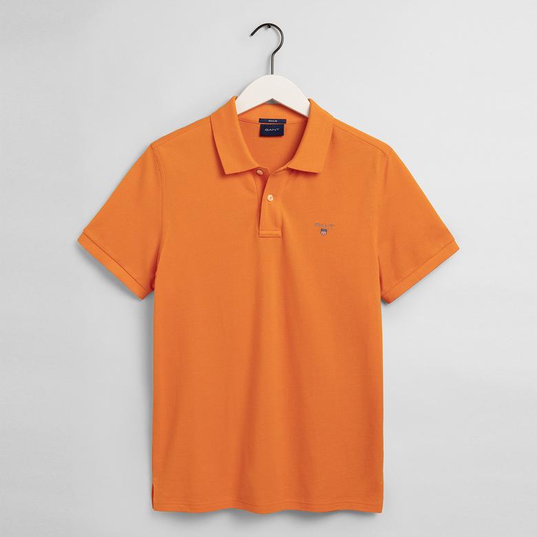 Gant Erkek Turuncu Regular Fit Polo