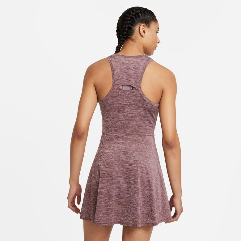 Nike Dri-Fit Advatage Kadın Mor Elbise