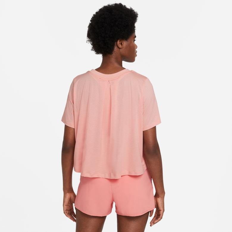 Nike Court Dri-Fit Advantage Kadın Turuncu T-Shirt