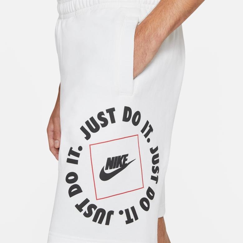 Nike Sportswear Jdi Flecee Erkek Beyaz Şort