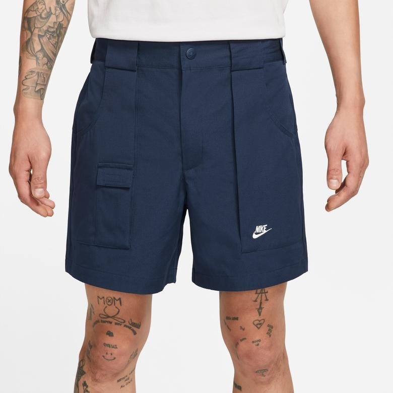 Nike Sportswear Reıssue Woven Erkek Mavi Şort